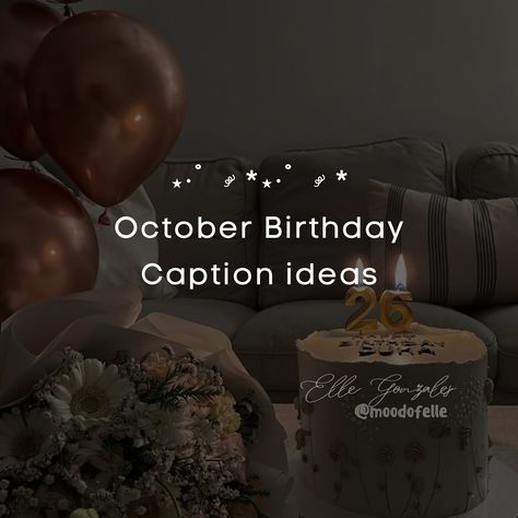 SET 10: October Birthday caption ideas >>> swipe #igcaptions #igcarousel #instagramcaptions #octoberbabies #birthdaycaption #captionideas #instagramtips #igtips #moodofelle Birthday Caption Ideas, 10 October, Caption Ideas, Ig Captions, Birthday Captions, October Birthday, Instagram Tips, Instagram Captions, Birthday