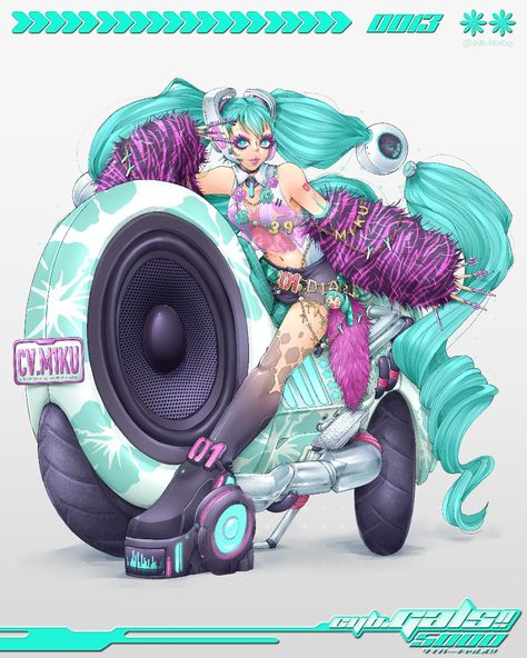 My versión of Hatsune Miku miedo with my project Cyber Gal! Gyaru Art, New Year Resolution, Once A Month, Secrets Revealed, Cute Art Styles, Sketchbook Art Inspiration, Art Inspiration Drawing, Funky Art, Cartoon Art Styles