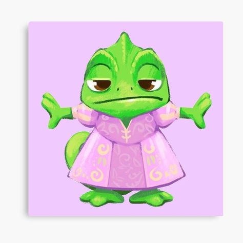 "Pascal in a dress - Tangled" by Nunes designs ❥ | Redbubble A Dress, Tangled, This Year, Van, Disney, For Sale, Birthday, Green, Pink