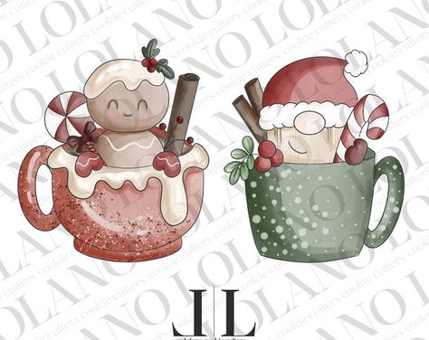 Navidad Pink, Ginger Chocolate, Cookie Christmas, Gingerbread Crafts, Gnome Christmas, Fall Apples, Cookie Inspiration, Christmas Sugar Cookies, Cute Cookies