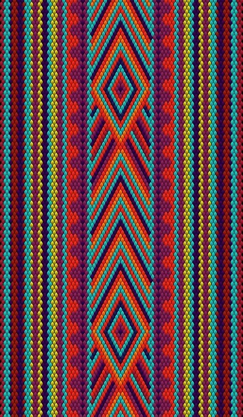 Aztec Pattern Wallpaper, Aztec Pattern Art, Africa Art Design, Folk Pattern, Mexican Pattern, Motifs Textiles, Philippines Culture, Huichol Art, Textile Pattern Design