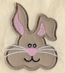 Face Applique, Crochet Blanket Stitch Pattern, Boys Quilt Patterns, Embroidery Designs Baby, Easter Bags, Bunny Head, Easter Embroidery, Bead Embroidery Tutorial, Felt Quiet Books