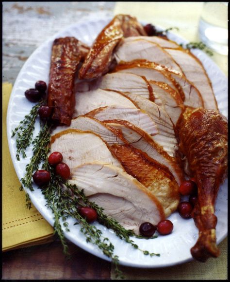 Brined Turkey Recipe Martha Stewart Turkey Brine, Deep Fried Deviled Eggs, Perfect Roast Turkey, Turkey Brine, Recipe Generator, Whole Turkey, Juniper Berries, Sliced Turkey, Empanadas Recipe