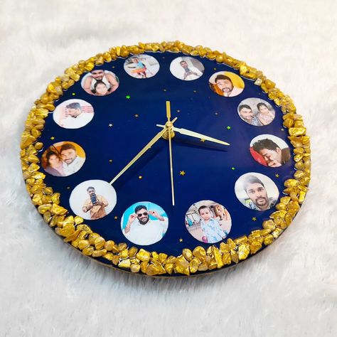 12 inch Customised Resin Clock DM to order #resinworkshopindia #resinartclasstamil #resinartworkshop #resinartworks #resinclocks #resinartkingdom #resinartdesign #resinartistsofinstagram #resinartchennai #chennairesinartist #resinarttamilnadu #resinkeychain #resinkeychainforsale #resinframe #flowerpreservation #varmalapreservation #garlandpreservation #photoframes #photoframeset #resinworkshop #customisedgiftforalloccasions #personalizedkeychain #resinclock #resinarttambaram #resingi... Varmala Resin Art, Resin Frame Ideas, Resin Clock Ideas, Resin Art Photo Frame, Resin Art Frame, Embroidery Clock, Resin Art Clock, Resin Photo Frame, Clock Resin