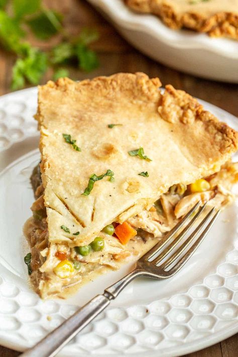 Simple Pie, Easy Chicken Pot Pie Recipe, Best Chicken Pot Pie, Chicken Pot Pie Casserole, Homemade Chicken Pot Pie, Vegetable Pie, Turkey Pot Pie, Easy Chicken Pot Pie, Chicken Pie