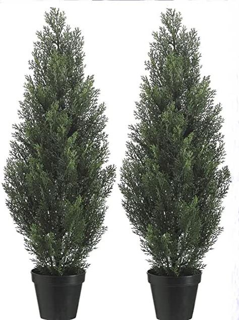 Cedar Topiary, Cedar Plant, Outdoor Topiary, Porch Plants, Artificial Topiary, Cedar Tree, Fake Trees, Outdoor Trees, Indoor Trees