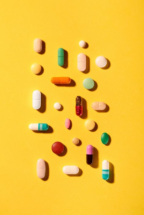 Do Those Celebrity-Endorsed Hair Vitamins Actually Work Experts Weigh In on This Tricky Topic Pharmacy Art, Hair Gummies, Medical Photography, Medical Wallpaper, Pharmacy Design, Desain Editorial, Hair Vitamins, Vitamins For Women, Happy Pills