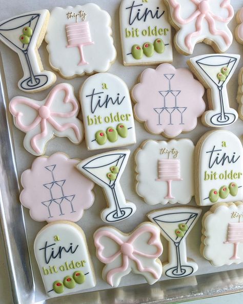 House Key Cookies | A tini bit older 🍸🫒✨ I don’t know if I’ll ever recover after making world’s cutest themed cookies!!! . . . #housekeycookies… | Instagram Birthday Party For Best Friend, Bday Parties Ideas, 21st Theme Ideas, 25 Birthday Cookies, A Toni Bit Older Party, 22 Birthday Cookies, 29 Birthday Cookies, 24th Birthday Cookies, 30th Birthday Theme Ideas For Women