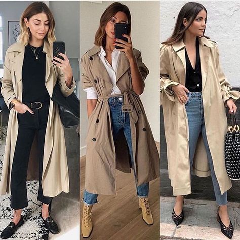 🌜Jenny Olson🌛 (@__jennyo) • Instagram photos and videos Camel Trench Coat Outfit, Tan Trench Coat Outfit, Casual Trench Coat Outfit, Trench Coat Street Style, Everyday Outfits Fall, Lightweight Trench Coat, Tan Trench Coat, Trench Coat Outfit, Beige Trench Coat