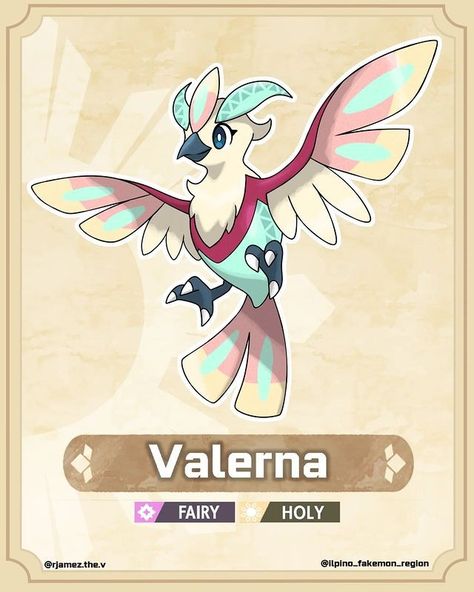 Fakemon Eeveelution, Pokemon Ocs, Pokemon Variants, Fanmade Pokemon, All Legendary Pokemon, Flying Type Pokemon, Fakemon Ideas, Bird Pokemon, Pokemon Ideas