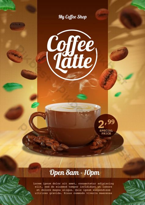 modern coffee latte poster template Coffee Label Design, Tea Box Design, Coffee Bag Design, Coffee Poster Design, Modern Coffee Shop, Tea Labels, Coffee Label, Coffee Box, Western Food