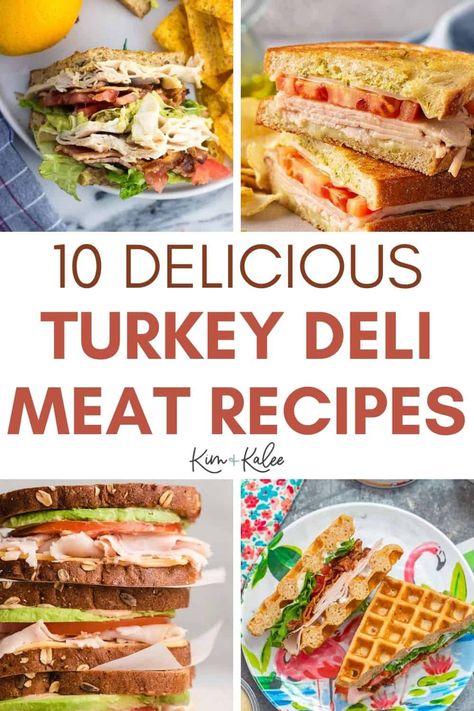 Sliced Turkey Recipes Deli, Deli Meat Recipes Dinners, Turkey Deli Meat Recipes, Turkey Club Wrap, Deli Meat Recipes, Club Wrap, Deli Turkey Recipes, Turkey Lunch, Cold Sandwich Recipes