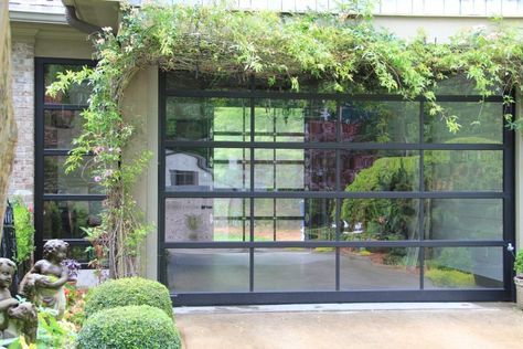 Are Glass Garage Doors Energy Efficient? - Insulated Doors Clear Garage Doors, Modern Sliding Glass Doors, Black Garage Doors, Glass Garage, Custom Garage Doors, Sectional Garage Doors, Modern Garage Doors, Steel Garage Doors, Garage Door Styles