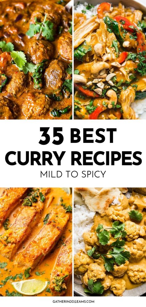 Indian Food Recipes Spicy, Traditional Curry Recipes, Mediterranean Curry Recipes, Hot Curry Recipes, British Curry Recipes, Curry Seasoning Recipes, Recipes Using Red Curry Paste, Easy Indian Curry Recipes, Non Spicy Curry Recipe