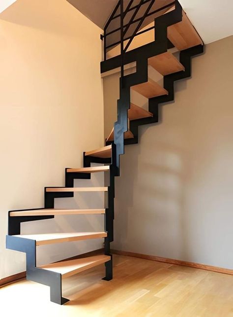 Small Staircase Ideas, Small Japanese House, Furniture Ideas For Small Spaces, Small Staircase, Diy Pallet Furniture Living Room, Small Modern House Plans, Diy Patio Furniture Ideas, Staircase Design Modern, Flooring For Stairs