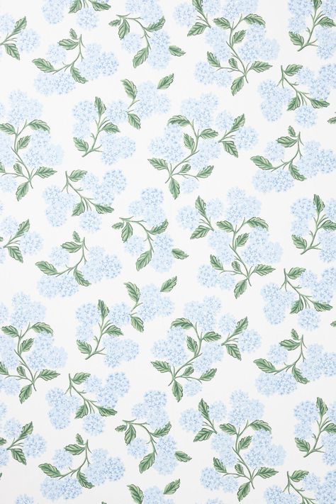 Rifle Paper Co. Hydrangea Wallpaper | Anthropologie Hydrangea Wallpaper, Wallpaper Anthropologie, Floral Wallpaper, Hydrangea, Wallpaper Backgrounds, Anthropologie, Ceiling, Iphone, Flowers