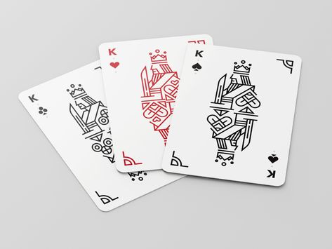 Poker King, Solitaire Cards, Cool Playing Cards, Unique Playing Cards, Game Card Design, Custom Playing Cards, Playing Cards Art, Board Game Design, Playing Cards Design