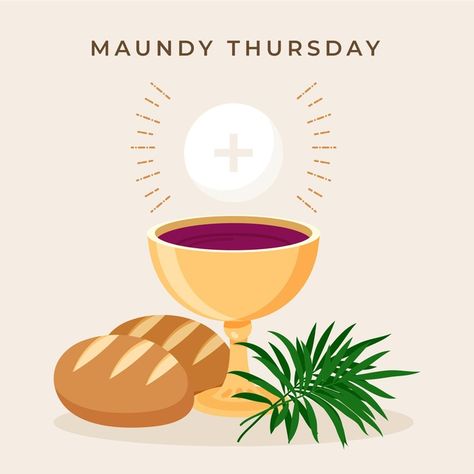 Maundy Thursday Quotes, Maundy Thursday Images, Easter Verses, Good Friday Images, Thursday Pictures, Lent Prayers, Thursday Images, Christian Illustration, Good Thursday