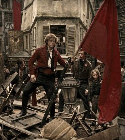 Enjolras and The Barricade Boys Enjolras Aesthetic, Les Miserables Aesthetic, Le Miserables, Les Miserables Costumes, Les Miserables Victor Hugo, Les Miserable, Superhero Stories, Theater Performance, Aaron Tveit