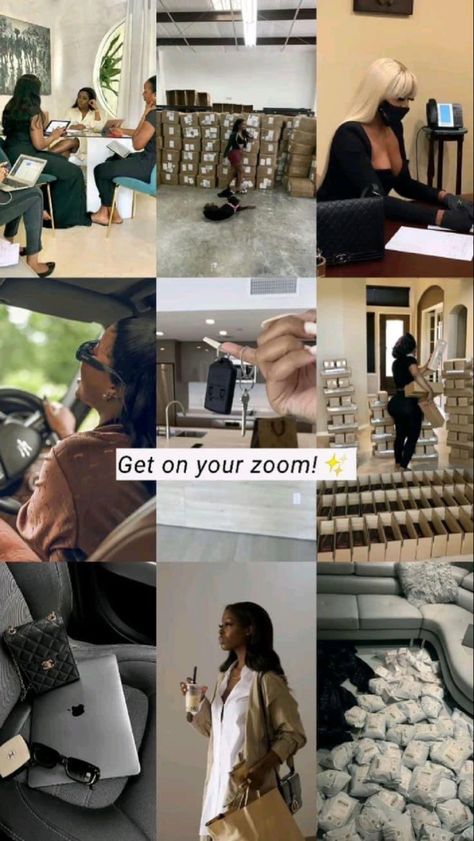 Independent Business Woman Aesthetic, Saving Money Black Women, Lavish Lifestyle Black Women, Black Women Investing, Vision Board For Business Women, Career Woman Aesthetic Black Women, Working Girl Aesthetic Black Women, Black Wealthy Women Aesthetic, Black Women Tech