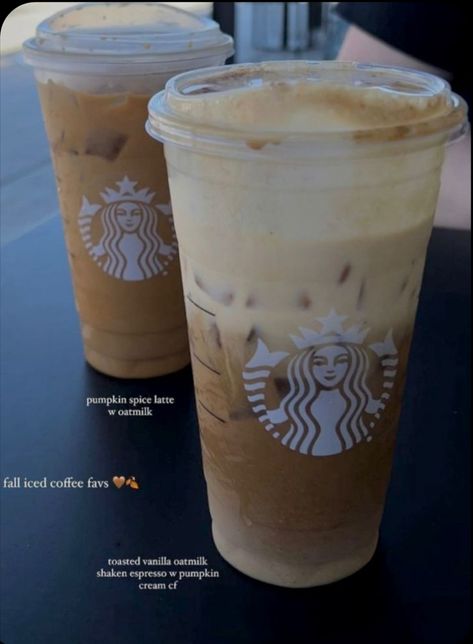 November Starbucks Drinks, Coffee Order Ideas, Starbies Drinks, Drink Of The Day, Starbucks Fall Drinks, Starbucks Drink Menu, Coffee Orders, Starbucks Secret Menu Recipes, Cold Starbucks Drinks