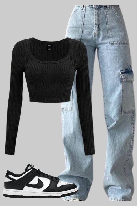 Outfit Ideas For School, Casual Preppy Outfits, Outfit Inspo Casual, Trendy Outfits For Teens, Everyday Fashion Outfits, Casual Day Outfits, Ideas Outfit, Easy Trendy Outfits, Teenager Outfits