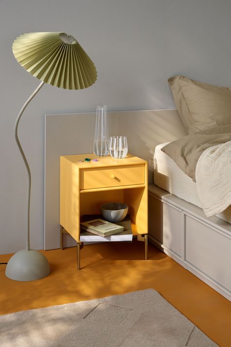 Dream Night, Small Bedside, Montana Furniture, Small Bedside Table, Scandinavian Bedroom, Custom Storage, Stand By You, Bedside Table, Danish Design