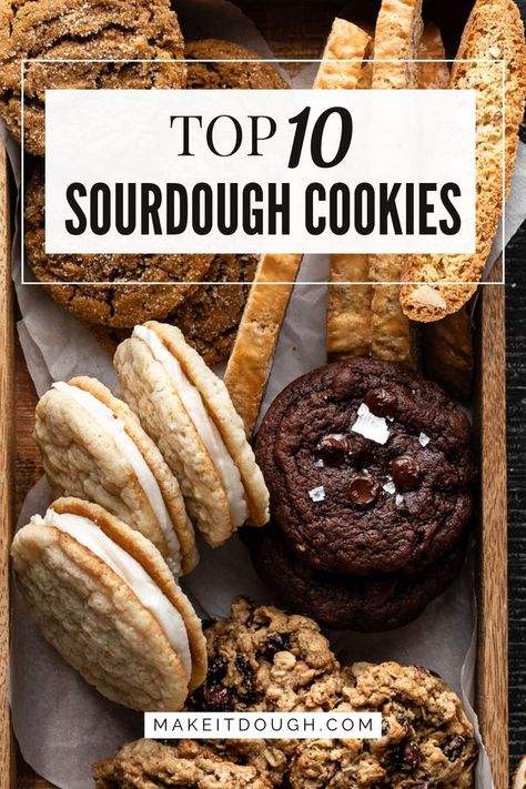 Sourdough Cookies, Recipe Using Sourdough Starter, Dough Starter, Sourdough Starter Discard Recipe, Bread Starter, Sourdough Starter Recipe, Sourdough Discard, Sourdough Baking, Delicious Cookie Recipes