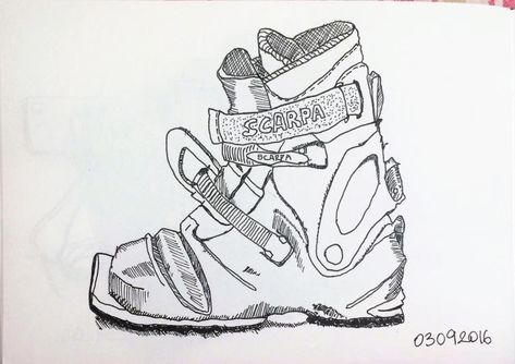 Ski Boot Tattoo, Line Drawing Practice, Classic European Style, Ski Shoes, Lead Light, Snow Gloves, Ski Club, Sport Inspiration, Light Ideas