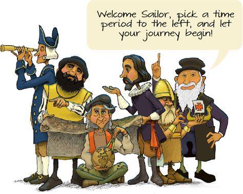 Once arriving at your time period of choice, choose from the explorers, ships, or tools presented on the page to learn more. Entries provide background information about the subject and often additional images and/or videos. Choose the Voyage Map and examine the routes the explorers took on an interactive map. European Exploration Anchor Chart, Age Of Exploration Middle School, European Explorers Activities, The Age Of Exploration Social Studies, European Explorers 3rd Grade, Social Studies Maps, Gifts For Tennis Players, Ap European History, Primary History