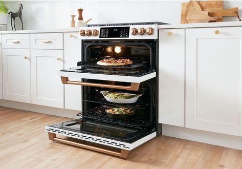 7 Best Ranges of 2020 - Top Stoves Reviewed Double Oven Electric Range, Cafe Appliances, Gas Range Double Oven, Double Oven Range, Electric Double Oven, Slide In Range, Induction Range, Kitchen Elegant, Gas Oven