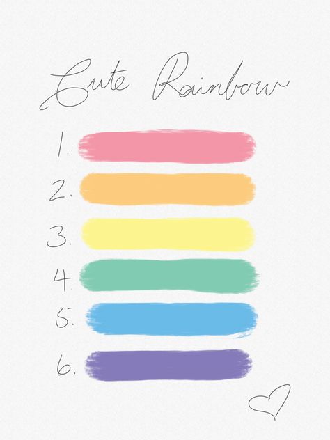 Here is a cute rainbow color palette that I madecolorpalette colorscheme rainbow aesthetic rainbowaesthetic Bright Colorful Dining Room, 5 Color Rainbow Palette, Pink Rainbow Color Palette, Benjamin Moore Rainbow Palette, Rainbow Pallete Colour, Color Rainbow Aesthetic, Rainbow Moodboard Aesthetic, Rainbow Colors Palette, Soft Rainbow Color Palette