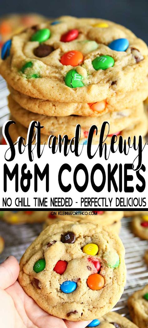 Soft Chewy Cookies, Jul Mad, Chewy Cookies, Chill Time, Chocolate Cookie Recipes, Köstliche Desserts, Easy Cookie Recipes, Chewy Cookie, Easy Cookies