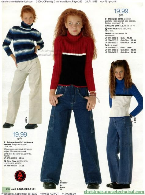 2000 JCPenney Christmas Book, Page 262 - Christmas Catalogs & Holiday Wishbooks 90s Fashion Catalog, 90s Teen Fashion, 90s 2000s Fashion, 00s Fashion, Look Retro, 90s Fashion Outfits, 90s Outfit, 2000s Fashion Outfits, Christmas Book