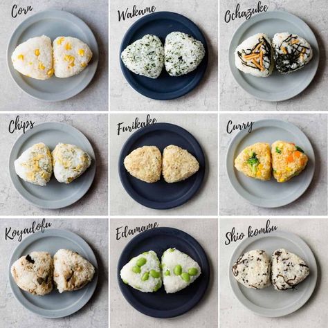 Vegan Onigiri Recipe, Vegetarian Onigiri, Easy Onigiri Recipe, Vegan Onigiri, Onigiri Recipes, Japanese Rice Balls, Onigiri Recipe, Recipes Japanese, Vegan Japanese