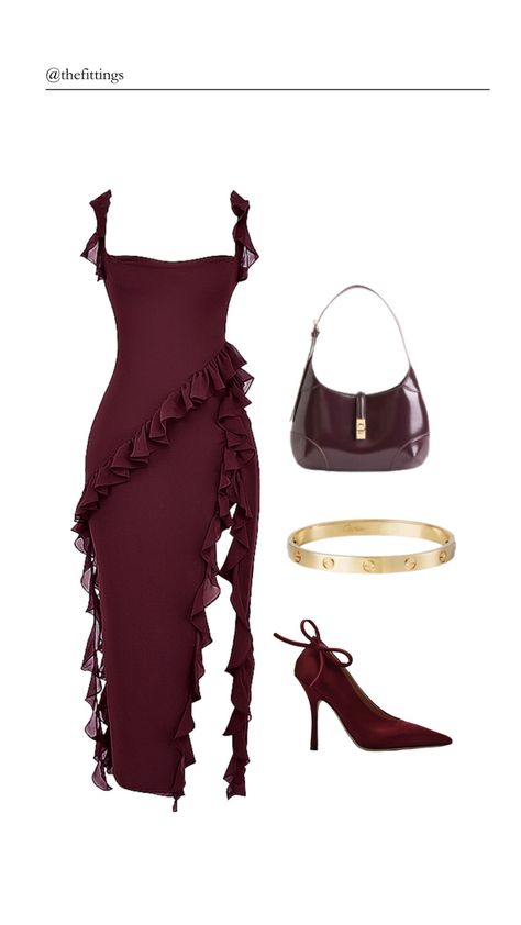 dressy datw night fall red outfit inspo Date Night Outfit Dressy, Girls Night Out Outfit, Fall Night, Girls Night Out Outfits, Cocktail Outfit, Red Fall, Night Out Outfit, Red Outfit, Dressy Outfits