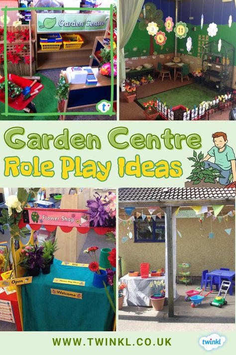 Garden centre role play Garden Centre Role Play, Role Play Ideas, Build A Garden, Role Play Areas, Play Garden, Primary Resources, Play Centre, Garden Centre, Play Ideas