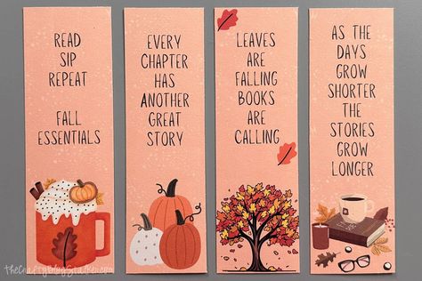 19 Free Fall Printables - The Crafty Blog Stalker Autumn Bookmarks Free Printable, Fall Bookmarks Free Printable, Bookmarks To Print Free Printable, Autumn Bookmark, American Flag Crafts, Free Printable Bookmarks, Free Fall Printables, Fall Banner, Autumn Paper