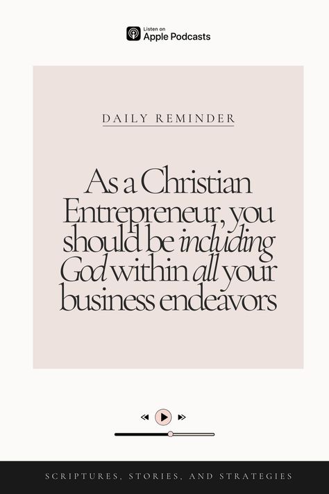 Bible Verse For Business Owners, God And Business Quotes, Bible Verses For Business Owners, Christian Entrepreneur Quotes, Christian Business Quotes, Vision Binder, Christian Business Ideas, Christian Entrepreneurship, Virtue Quotes