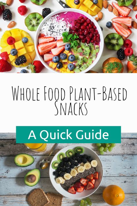 Plant Based Snack Recipes, Healthy Plant Based Snacks, Plant Based Snack Ideas, Plant Based Snacks On The Go, Whole Food Plant Based Snacks, Whole Food Snack Ideas, Whole Foods Plant Based Recipes, Whole Food Plantbased Recipes, Wfpb Snacks