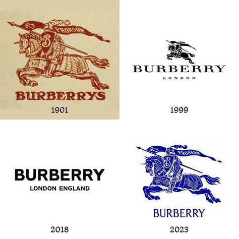 Burberry Rebrand, Burberry Logo Design, Logo Evolution, Luxury Clothing Brands, Burberry Logo, Clothing Brand Logos, Plane Design, Department Stores, Im Excited