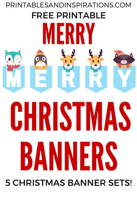 Free Christmas Banners! Cute letter banner buntings, free printable Christmas decoration ideas. #merrychristmas #freeprintable #printablesandinspirations Merry Christmas Printable Letters, Christmas Banner Free Printable, Merry Christmas Banner Printable Letters Free, Merry Christmas Banner Printable Free, Merry Christmas Letters Free Printables, Merry Christmas Banner Printable Letters, Planner Categories, Merry Christmas Banner Printable, Christmas Banner Printable