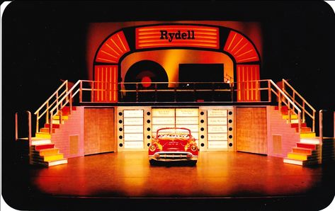 Set Design | Tricia MacNeil Baldwin Grease Broadway, Musical Grease, Grease Outfits, The Grinch Who Stole Christmas, Grease Movie, Grease Is The Word, A Charlie Brown Christmas, Teaching Theatre, Grease Musical