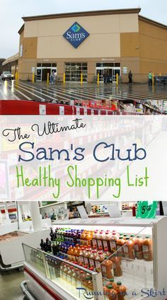 The Ultimate Healthy Sam’s Club Shopping List - best clean eating options in bulk! | Running in a Skirt #SamsClubMag #CollectiveBias #ad Sams Club Shopping, Weight Watcher Shopping List, Paleo Shopping List, Healthy Shopping List, Bulk Shopping, Sam’s Club, Food Shopping List, Sport Videos, Keto Shopping List