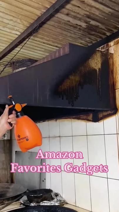 Grease Remover, Oil Pollution, Amazon Kitchen Gadgets, Kitchen Cleaner, Amazon Home Decor, Kitchen Cleaning Hacks, Oil Stains, Quick Cleaning, House Cleaning Tips