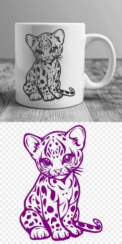 Cat Cricut Projects, Animal Stencils Printables Free, Free Cricut Images, Disney Silhouettes, Sweet Drawings, Cat Printable, Cricut Images, Projets Cricut, Sketch Tattoo Design