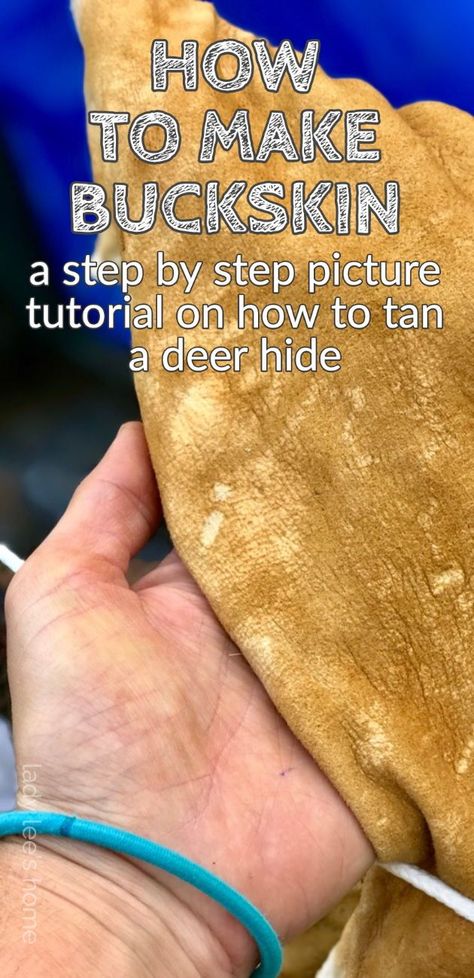 Deer Hide Tanning Diy, Tanning A Deer Hide, How To Tan A Hide, Tanning Animal Hides, How To Tan Deer Hide, Tanning Hides Diy, How To Skin A Deer, Deer Hide Ideas, How To Taxidermy