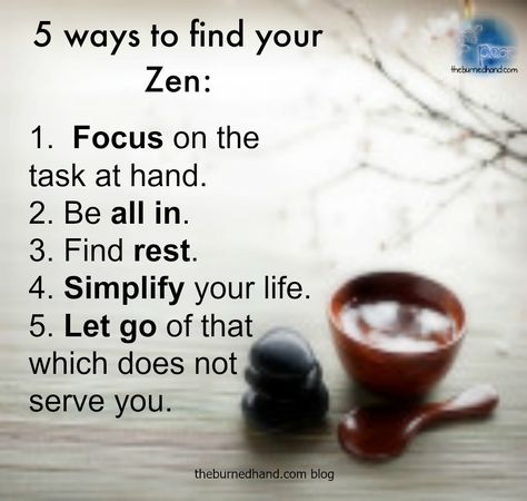 Zen habits-need to tape to my forehead or write on the palm of my hand :) Zen Habits, The Garden Of Words, Zen Quotes, Zen Buddhism, Note To Self, Good Advice, Positive Thoughts, 5 Ways, The Words