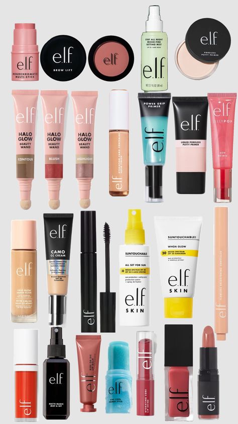 elf Elf Face Cream, Elf Make Up, Elf Makeup Brand, Best Of Elf Cosmetics, Elf Makeup Products, Best Elf Products, Elf Skincare, Elf Contour, Elf Palette