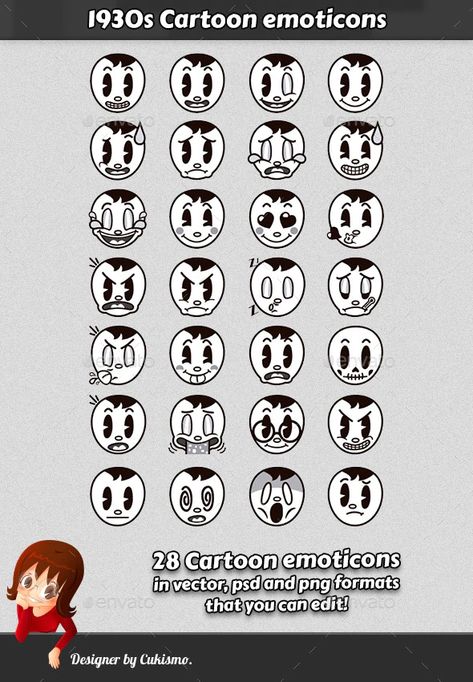 Phone Symbol, 1930s Cartoons, Vintage Cartoons, Old School Cartoons, Cartoon Style Drawing, Drawing Expressions, Cartoon Tattoos, Ink Blot, Retro Cartoons